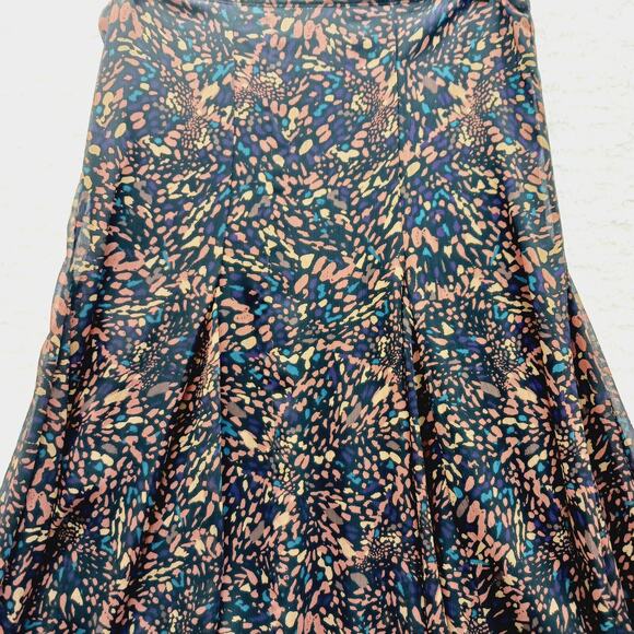 Skirt Maxi Size 12P Whimsycore Festival Boho Chiffon Fairycore Vacation Resort - Picture 3 of 13